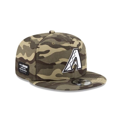 Arizona Diamondbacks Gorra | New Era MLB Armed Forces Weekend 9fifty Snapback Cap Mexico - Verdes